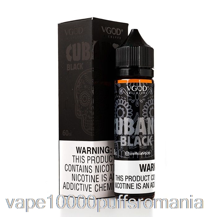 Vape Romania Cubano Negru - Vgod E-liquid - 60ml 0mg